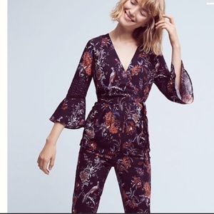 Anthropologie Maeve Petite Jumpsuit
